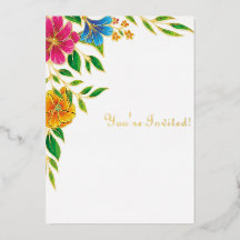Código QR de casamento simples e brilhante de flor