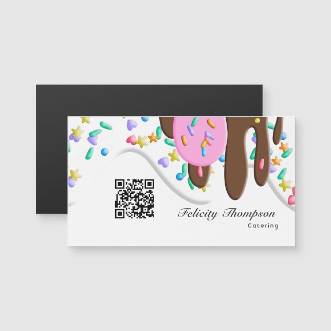 Código QR de Catering (Frente/Verso)