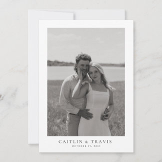 Código QR de Convite de Casamento Simples no Verso