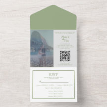 Código QR de Convite de Foto para Casamento de Tod