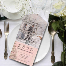 Código QR de Foto da Árvore de Pinho de Neve Inver