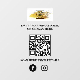 Código QR de Logo Personalizado Sinal de Janela de