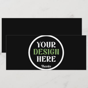 Código QR de Marca Comercial Preta Personalizada