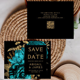 Código QR de Orçamento Casamento de Teal Floral Sa