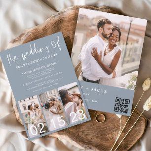 Código QR de Orçamento Convocação de Casamento Azu