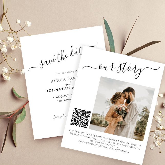 Código QR de orçamento simples foto casamento salv (Criador carregado)
