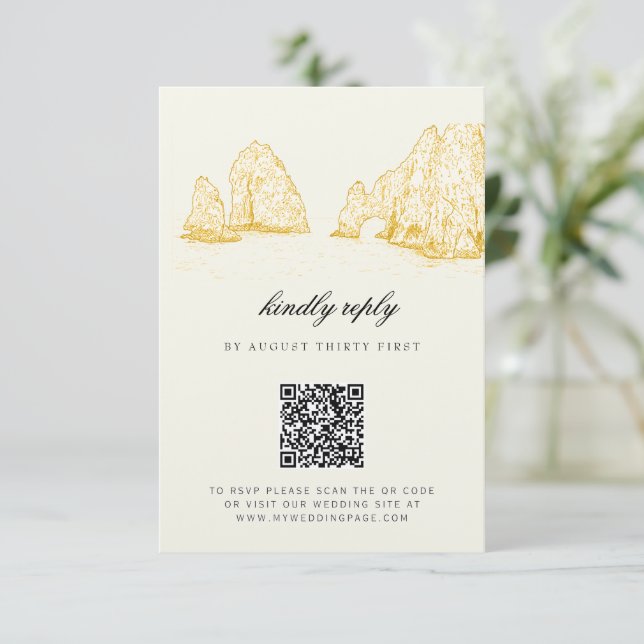 Código QR de Resposta Amigável El Arco Cabo San Lu (Em pé/Frente)