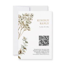 Código QR de Resposta de Casamento com Grama das P