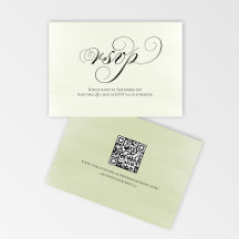 Código QR de Resposta de Confirmação de Casamento 