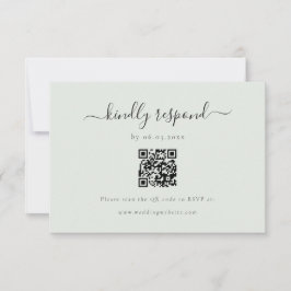 Código QR de Resposta Gentil e Elegante
