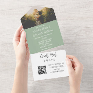 Código QR de RSVP de Fotografia Moderna do Elegant