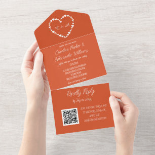Código QR de RSVP Uniforme de RSVP Moderno Retroor