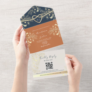 Código QR de Terracota para Casamento