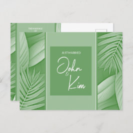 Código QR do Anúncio de Casamento Cartão Postal de