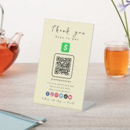 Código QR do Aplicativo de Caixa Agradecemos que v