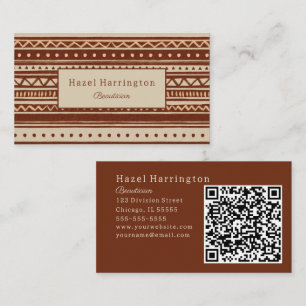 Código QR do Cartão de visita de Boho Ultimate na