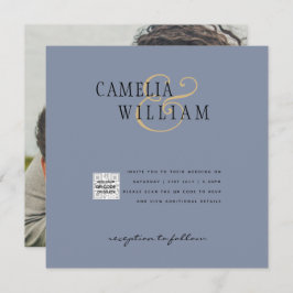 Código QR do Convite de casamento FOTO Data de sal