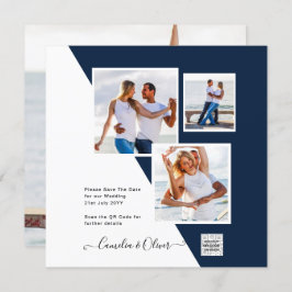 Código QR do Convite de casamento FOTO Data de sal