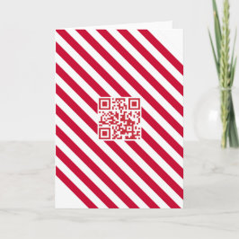 Código QR do geek Cartão de Natal Merry
