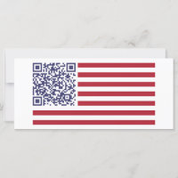 Código QR do hino nacional de bandeira americana