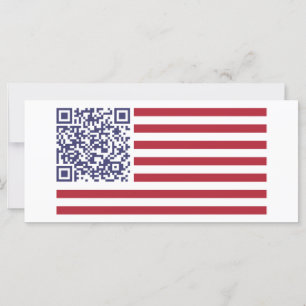 Código QR do hino nacional de bandeira americana