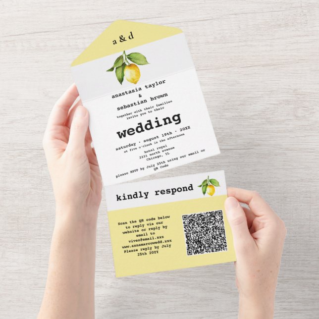 Código QR do limão amarelo (Tearaway)