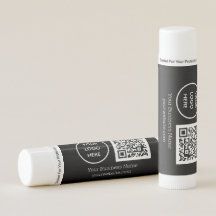 Código QR do logotipo personalizado preto minimali