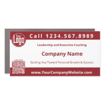 Código QR do logotipo Red White Life Coach