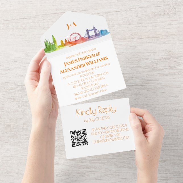 Código QR do Orgulho LGBT do gay Rainbow (Tearaway)