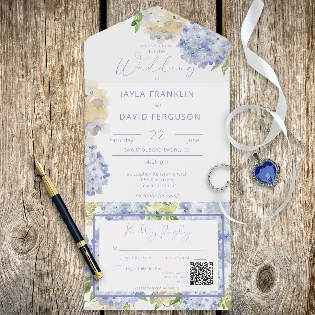 Código QR do Periwinkle & White (Criador carregado)