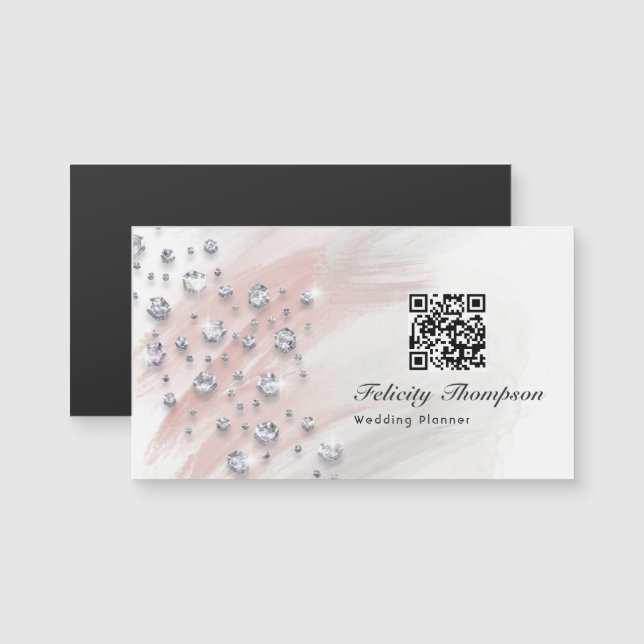 Código QR do planejador de casamento (Frente/Verso)