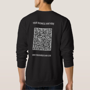 Código QR e texto personalizado Sua camiseta de ne