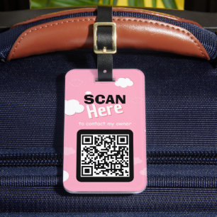 Código QR Etiqueta de Bagagem Alterável