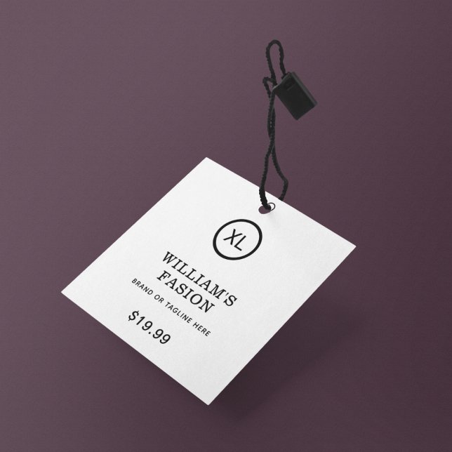 Código QR | Etiqueta de Preço de Vestuário Etiquet (Criador carregado)