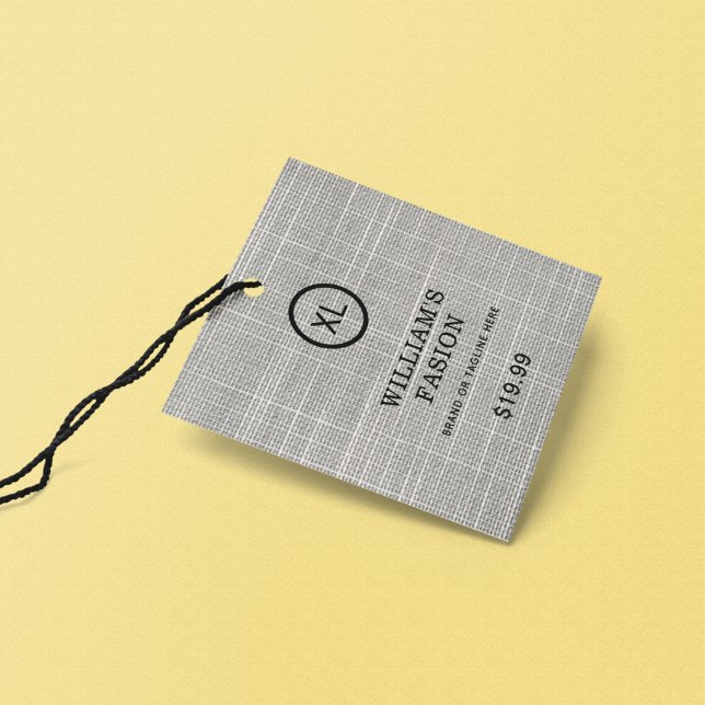 Código QR | Etiqueta de Preço de Vestuário Etiquet (Criador carregado)