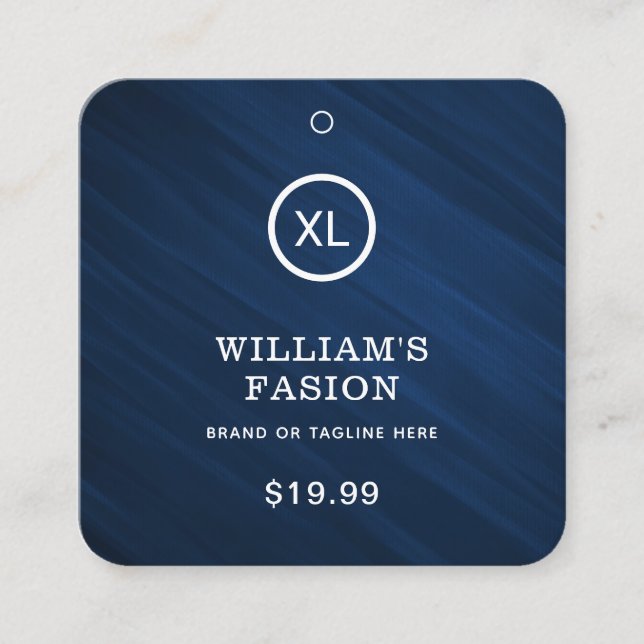 Código QR | Etiqueta de Preço de Vestuário Etiquet (Frente)