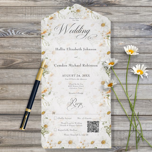 Código QR Floral de Margarida Russa (Criador carregado)