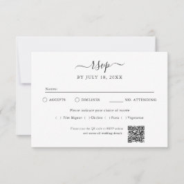 Código QR Foto Branco RSVP