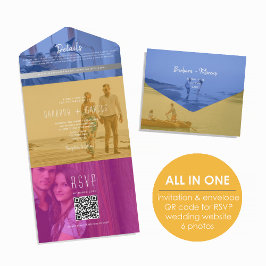 Código QR Foto Colorida Casamento