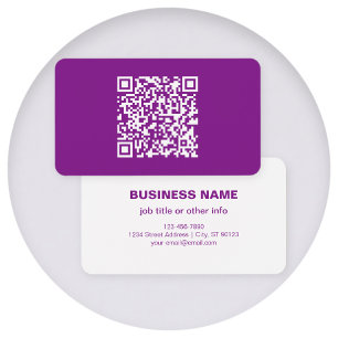 Código QR instantâneo com o URL do seu site   Roxa