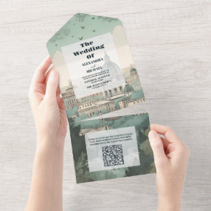 Código QR Itália Casamento de Destino Roma