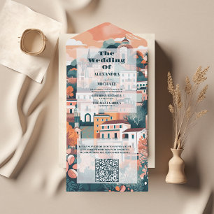 Código QR Legant Itália Capri Casamento de Destino