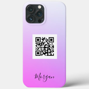 Código QR, Logotipo, Arte ou Foto, Gradiente de No