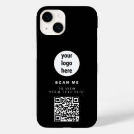 Código QR Logotipo comercial Black Minimizer Corpo