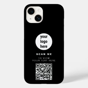 Código QR Logotipo comercial Black Minimizer Corpo