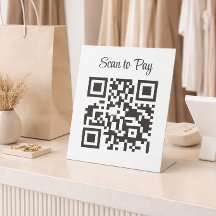 Código QR Minimalista para Pagamento com Leitura I
