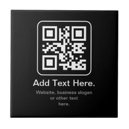 Código QR Modern Escaneável | Preto Branco e Cinza