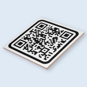 Código QR moderno editável Preto Branco ou qualq