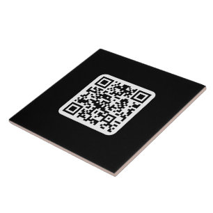 Código QR moderno editável Preto Branco ou qualq
