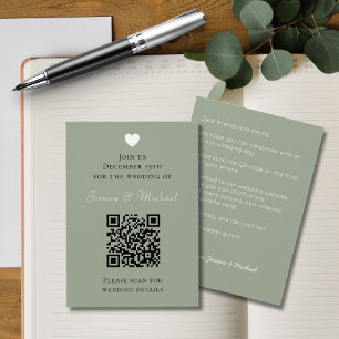 Código QR Moderno - Todos em um Convite de Casame